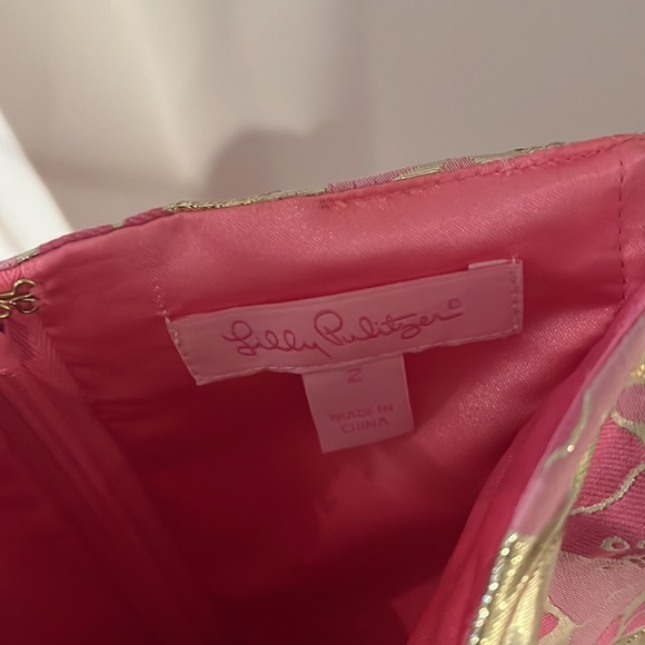 Lilly Pulitzer Strapless Dress, Size 2 - Picture 3 of 4